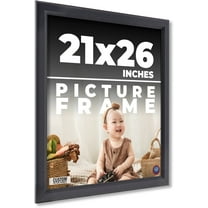 21x26 Frame Black Passaggi Solid Wood Picture Frame Width 1.5 Inches | Interior Depth 0.5 Inches |
