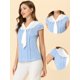 thumbnail image 2 of Top de oficina Allegra K Azul S, 2 of 4