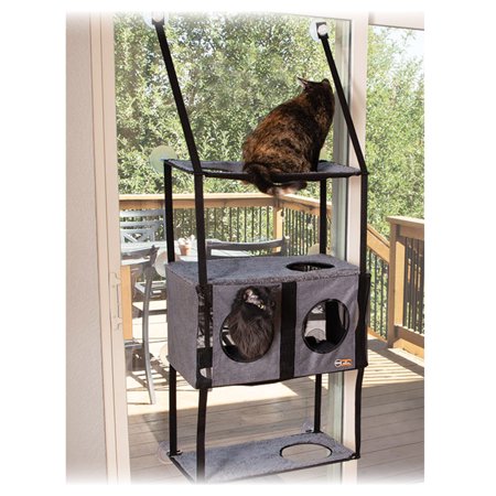 UPC: 0655199636693 | K&H Pet Products EZ Mount Townhouse Gray/Black 12 X 23 X 60 Inches