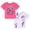 Lavender Pink Spidey, variant on Marvel Spidey and His Amazing Friends Toddler Girls' 2-Pack Short Sleeve T-Shirts Purple Grey