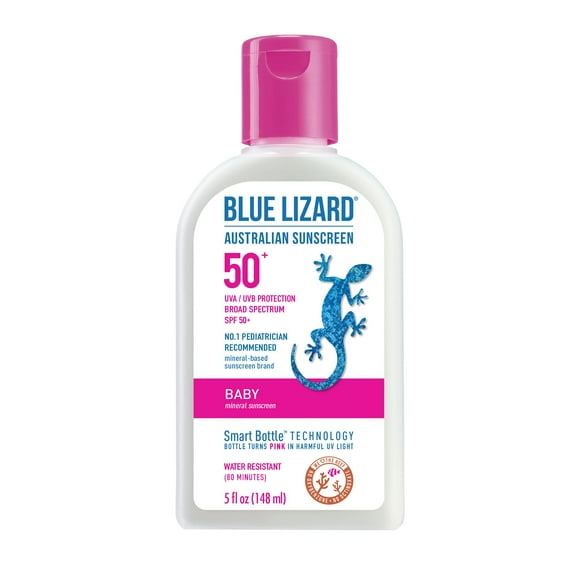 Protector solar Blue Lizard Baby Mineral SPF 50 150 ml resistente al agua