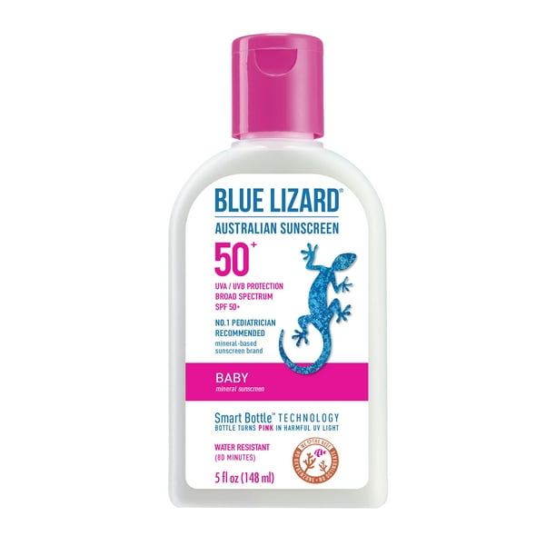 Protector solar Blue Lizard Baby Mineral SPF 50 150 ml resistente al agua