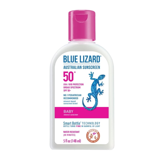 Protector solar Blue Lizard Baby Mineral SPF 50 150 ml resistente al agua