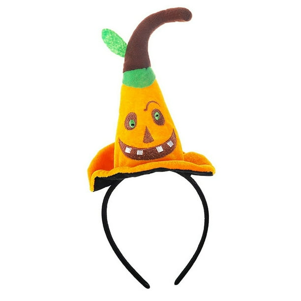 Toystoory Diadema de Halloween dibujos animados calabaza mago adultos niños lindo Horrible sombrero forma Cosplay vestir accesorios de estilo de fiesta Kits de decoración para fiestas Toystoory HA070726-00