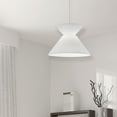 thumbnail image 2 of PAT-181P-AGB-790-Dainolite-Patricia - 1 Light Pendant-Aged Brass Finish-White Shade Color, 2 of 6