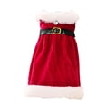 thumbnail image 2 of Cubierta de botella de vestido rojo de Navidad, bolsa de botella de vino, decoración de mesa de suministros de fiesta reutilizable, vestido de, 2 of 9