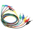 thumbnail image 2 of Banana Test Lead, 5pcs 15A Maximum Current Bananas Plug Testing Cable Brass PA PVC  Electrical Conductivity  for Repair, 2 of 7