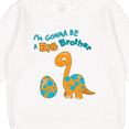 thumbnail image 3 of Inktastic I'm Gonna Be a Big Brother Dino Toddler Sweatshirt, 3 of 4