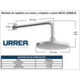 thumbnail image 3 of Regadera TIPO DUCHA REDONDA Urrea 2260B, 3 of 4