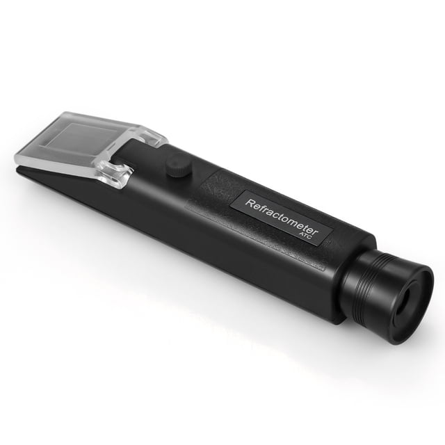 Yeacher Portable ATC Refractometer Handheld Refratometer Liquor Percent Tester with 0-80% Measuring