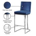 thumbnail image 4 of Meridian Furniture Heidi 26"H Velvet Counter Stool in Navy, 4 of 4