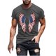 thumbnail image 2 of Tops para hombre, blusas y camisas de manga corta con cuello redondo para hombre, jersey informal de moda con estampado para hombre, camiseta de manga corta con cuello redondo, blusa de poliéster para, 2 of 5