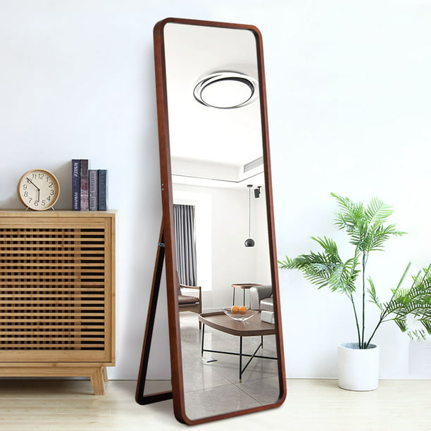 NeuType Full Length Mirror with Standing Holder Floor Mirror Wall