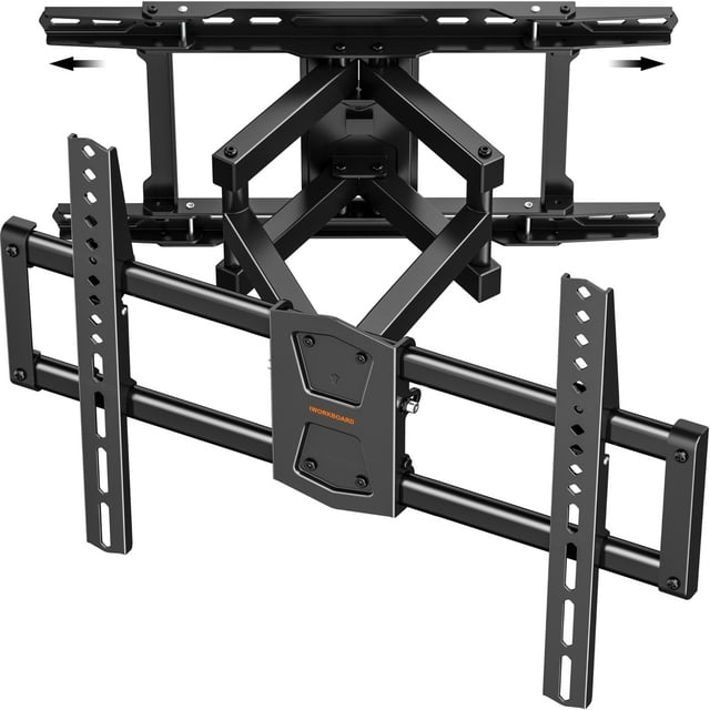 Soporte de pared para TV IWORKBOARD Full Motion de 42 a 86 pulgadas, 110 libras