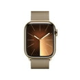 thumbnail image 2 of Apple Watch Series 9 With Blood Oxygen. GPS + Cellular 41mm Gold Stainless Steel Case with Gold Milanese Loop., 2 of 10