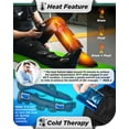 thumbnail image 6 of Lunix LX10 Full Leg Massager with Heat & Air Compression, Foot, Calf & Thigh Massage Boots, Adjustable Fit with Controller, Charcoal Black, 6 of 8