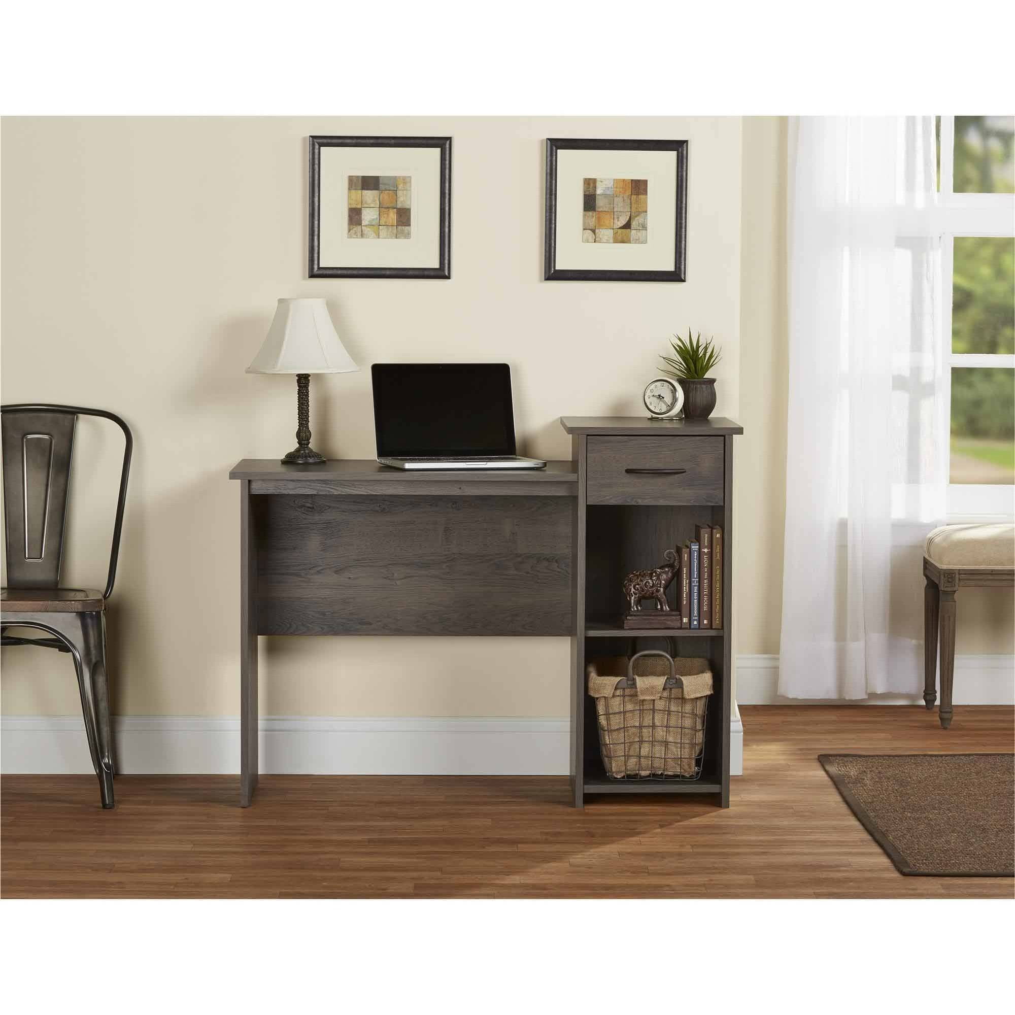 Home Styles Arts and Crafts Transitional Student Desk, Oak Finish, 2  Storage Drawers in the Desks department at