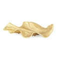thumbnail image 1 of Imax 75119 Banyan Leaf Tray, Gold, 1 of 1