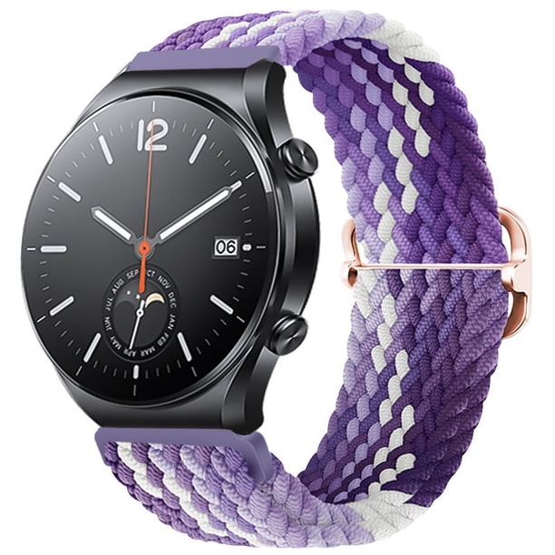Adecuado para la correa de reloj Xiaomi S1/S2 Correa elástica trenzada de nailon ajustable