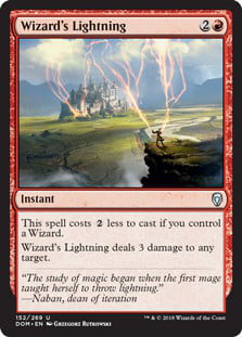 152/269 - Dominaria Wizard's Lightning Uncommon 