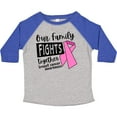 thumbnail image 3 of Inktastic Our Family Fights Together Breast Cancer Awareness Boys or Girls Toddler T-Shirt, 3 of 5