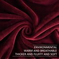 thumbnail image 4 of JML Fleece Throw Blanket Soft Cozy Plush Nap Blanket,50"x60", Burgundy, 4 of 7