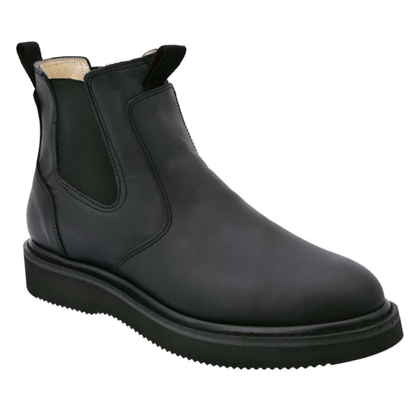 Men's Work Boots Ankle genuine Leather White Diamonds Made in Mexico