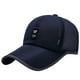 thumbnail image 2 of 2x gorra de béisbol para hombre, malla de camionero sólida, gorra con visera curva en blanco, gorra ajustable Baoblaze Gorras de béisbol unisex, 2 of 8