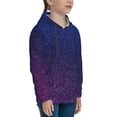 thumbnail image 3 of Haiem Neon Glitter Pattern Boys Hoodie, Youth Pullover Hooded Sweatshirt, Kangaroo Pocket Hoodie for Kids Girls -Small, 3 of 6