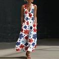 thumbnail image 2 of Summer Dresses for Women, Empire Waist Maxi Dress, Sleeveless Loose Ankle Length Long Dress, All Season Casual Summer Outfit, 2 of 7