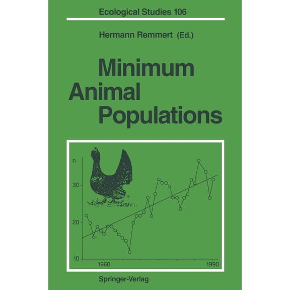Ecological Studies Minimum Animal Populations, Book 106, (Paperback)