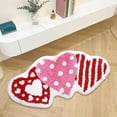 thumbnail image 6 of Valentineâs Day Bathroom Rug Love Heart Shape Door Mat Cute Valentines Shower Mat Valentineâs Day Decoration Non Washable Bath Rug for Valentines,40x60cm, 6 of 6