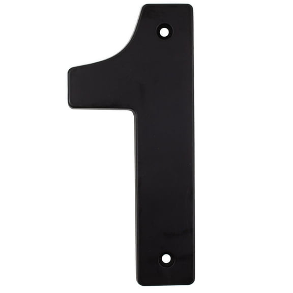Contemporary House Number, #1, 5 Inches, Matte Black by Stone Harbor Hardware