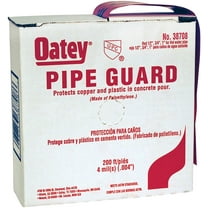 Oatey 38708 Pipe Guard Tape, 4 Mil Sleeve, Polyethylene, 1/2-Inch, 3/4-Inch, 1-Inch, Red