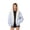 Blue, variant on Women's Cat Ear Hoodie Y2k Zip Up Faux Fur Hoodie Grunge Jacket Emo Kawaii Streetwear Hoodies Coat Outwear Black S