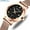 Bronze, variant on Women's Watches 2020 Luxury Ladies Date Watch Fashion Stylish Waterproof Slim Quartz Watches for Women Reloj Mujer