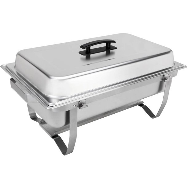 Sterno 70153 Foldable Frame Buffet Chafer Set, 8Quart