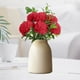 thumbnail image 4 of Hortensias artificiales | Arreglo floral de espuma de 25 piezas para decoración de bodas, regalo de San Valentín y centros de mesa para fiestas | Rojo, blanco, rosa, morado, beige, vino y gris, 4 of 6