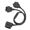 thumbnail image 1 of 2X 50cm Y Style OBDII Adapter Splitter Cable Male to Dual Female OBD2 Diagnostic-Tool Car Connector Cable, 1 of 7