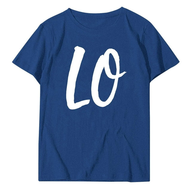 WEAIXIMIUNG T-Shirt Imprimé Signification Spéciale Saint-Valentin Même Genre Saint-Valentin
