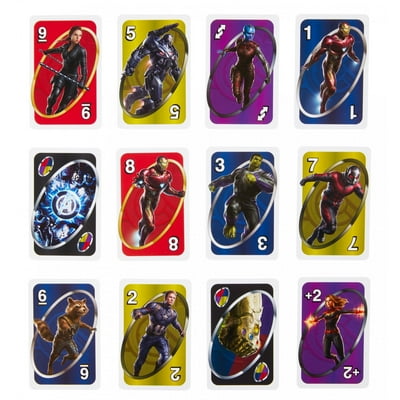 Buy Uno Avengers Themed Card Game For 2 10 Players Ages 7y Online In Uk