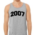 thumbnail image 2 of 2007 College Style Tank Top Unisex X-Small Grey, 2 of 5
