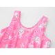 thumbnail image 5 of Odeerbi 3-8 Años Niñas Dos Piezas Vestido de Baño de Verano Floral Ruffle Vestido de Baño Con Pantalones Cortos Conjunto Playa Ropa de Playa Hawaiana, 5 of 8