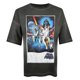 thumbnail image 1 of Star Wars - Camiseta Póster para Mujer (Carbón Retro, Blanco, Azul), 1 of 3