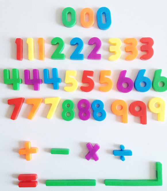 EduKid Toys MAGNETIC ART BOARD w 109 LETTERS & NUMBERS ~NEW~ 