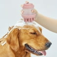 thumbnail image 5 of Msgweeeg Dog Washing Brush Pet Bath Brush Pet Bath Brush Dog Cats Bath Massage Brush Bath Liquid Storage Brush Dog Bath Supplies Suitable for Pet Bathing for Travel and Home Use, 5 of 7