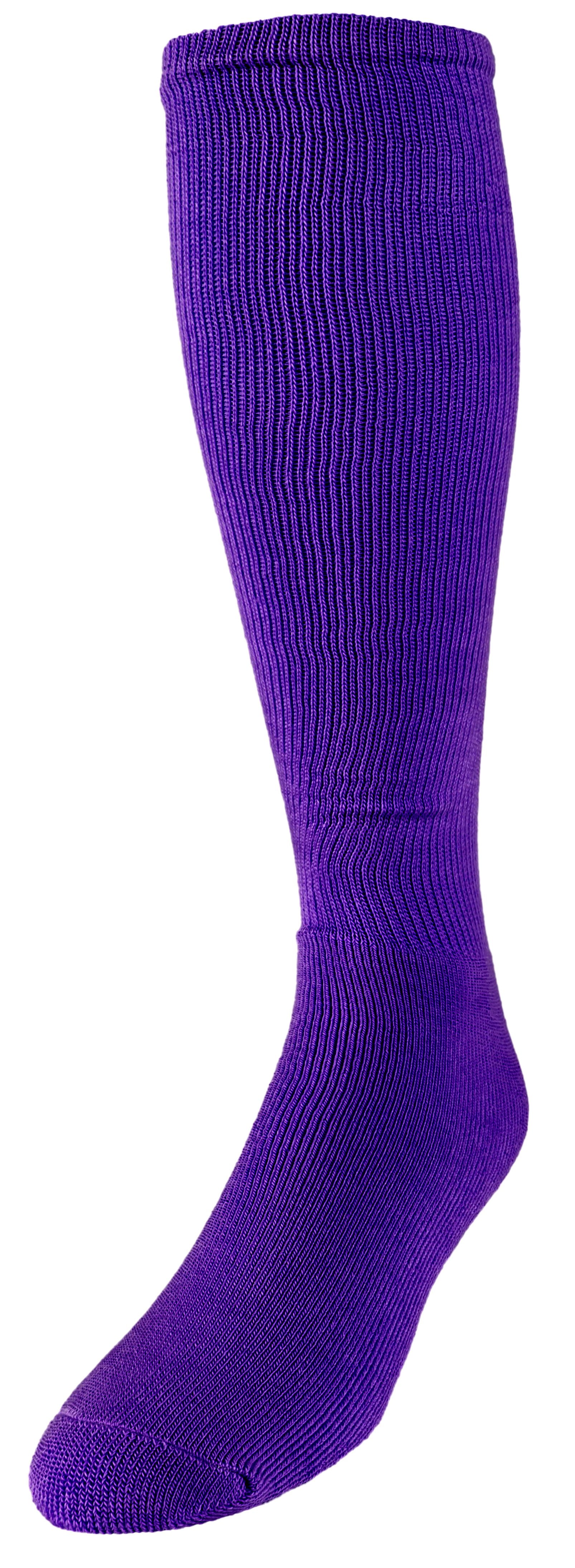 College Model NEW Reebok Soccer Socks Adult Large Purple 