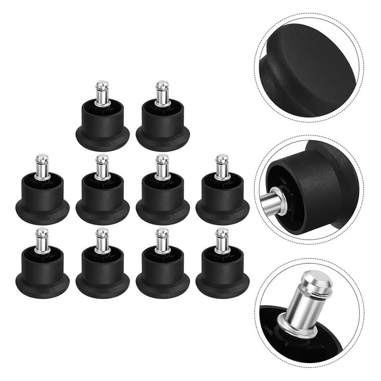 10pcs Replacement Office Chair Stool Stopper Furniture Leg Plug