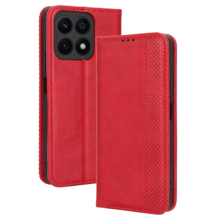 

Case for Honor X8A Magnetic Closure PU Leather Wallet