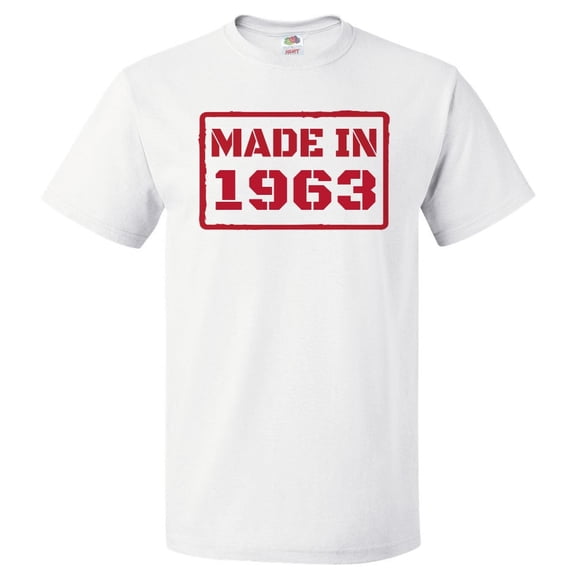 63rd Birthday Gift For 63 Year Old Made In 1963 T Shirt